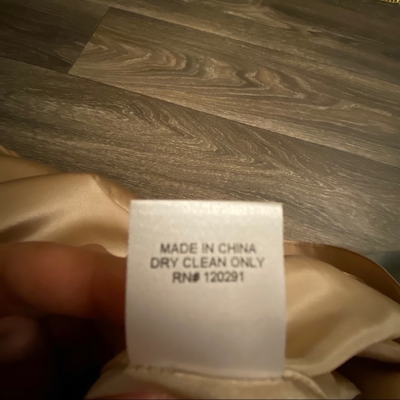 Michelle Mason Nude Silk Revolve Dress NWT - Picture 5 of 8